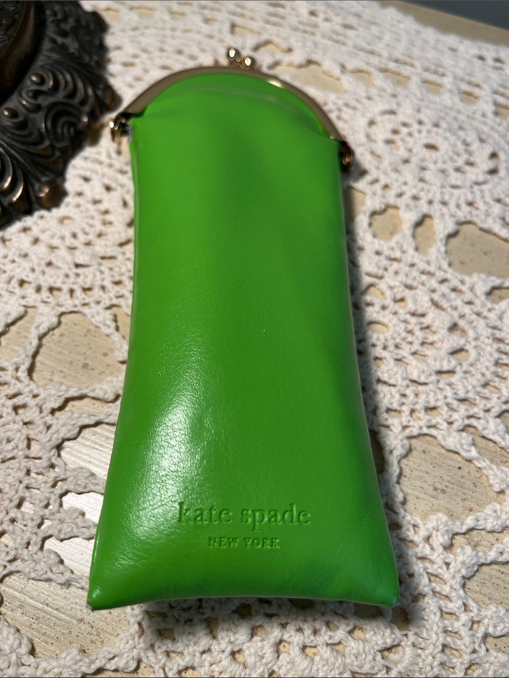 Kate Spade Jodie Readers  +1.50 Tortoiseshell Signature Bright Green Case - Picture 4 of 12